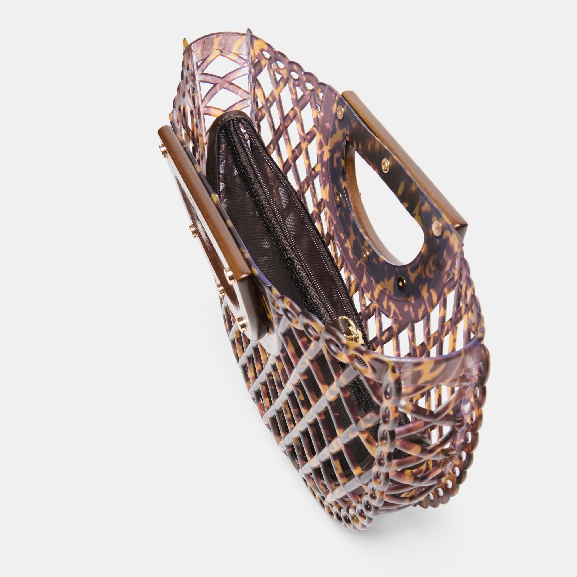 Dolce Vita ACCESSORIES | Solandra Tortoise Jelly Clutch