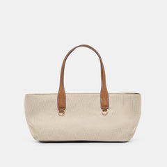 Dolce Vita ACCESSORIES | CLARINA Natural Canvas Shoulder Bag