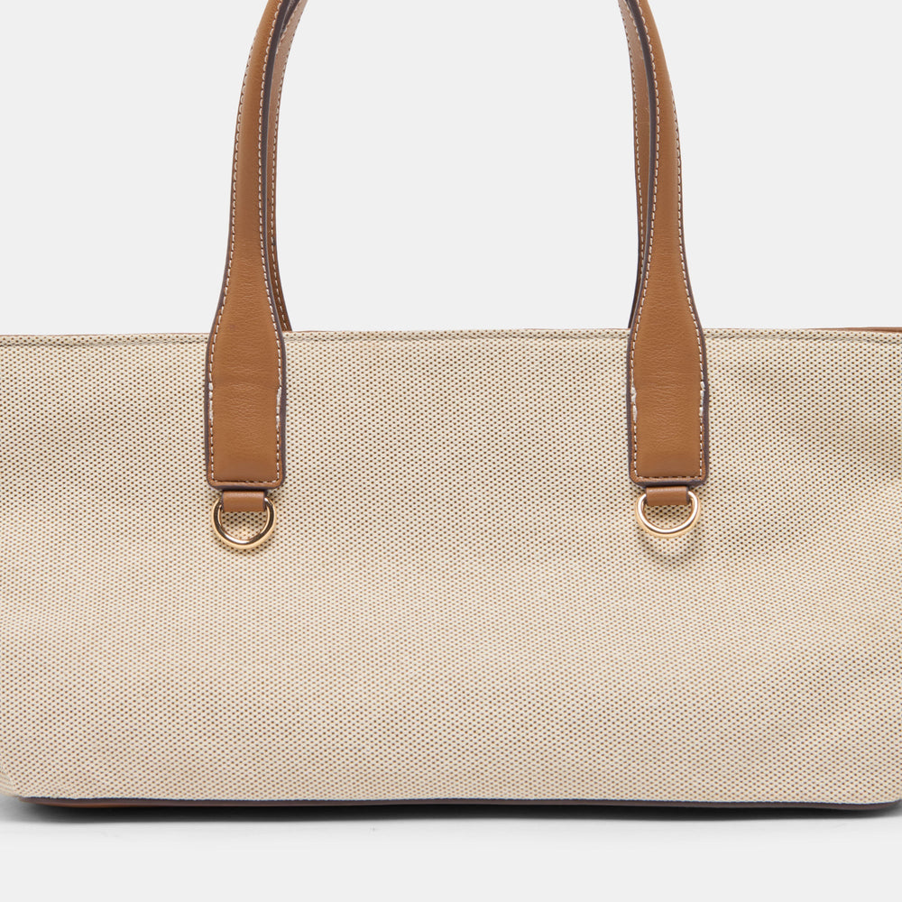 Dolce Vita ACCESSORIES | CLARINA Natural Canvas Shoulder Bag