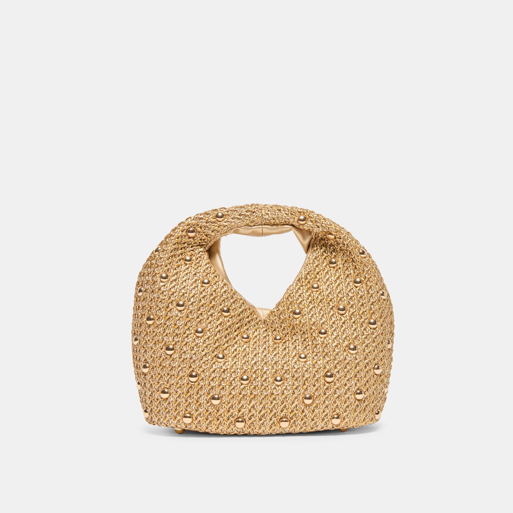Dolce Vita ACCESSORIES | Dahlia Gold Raffia Handbag