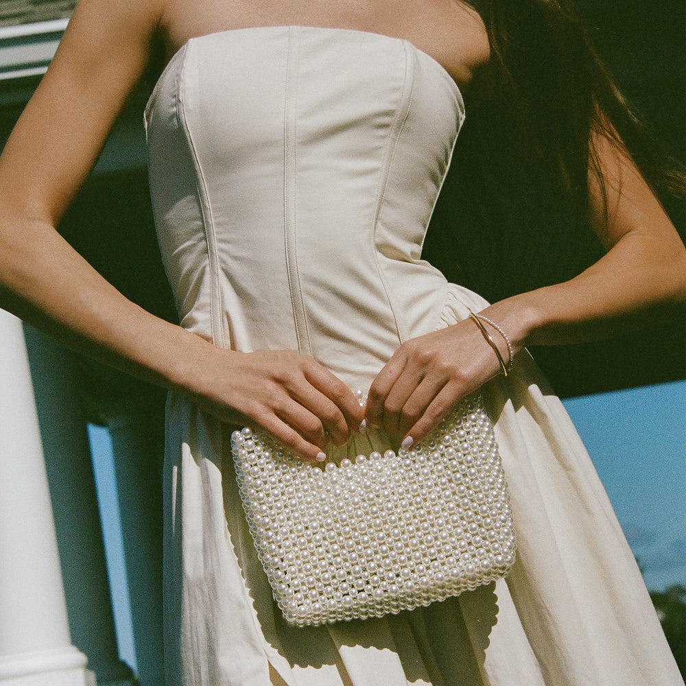 Dolce Vita ACCESSORIES | LINZY HANDBAG PEARL
 – Dolce Vita