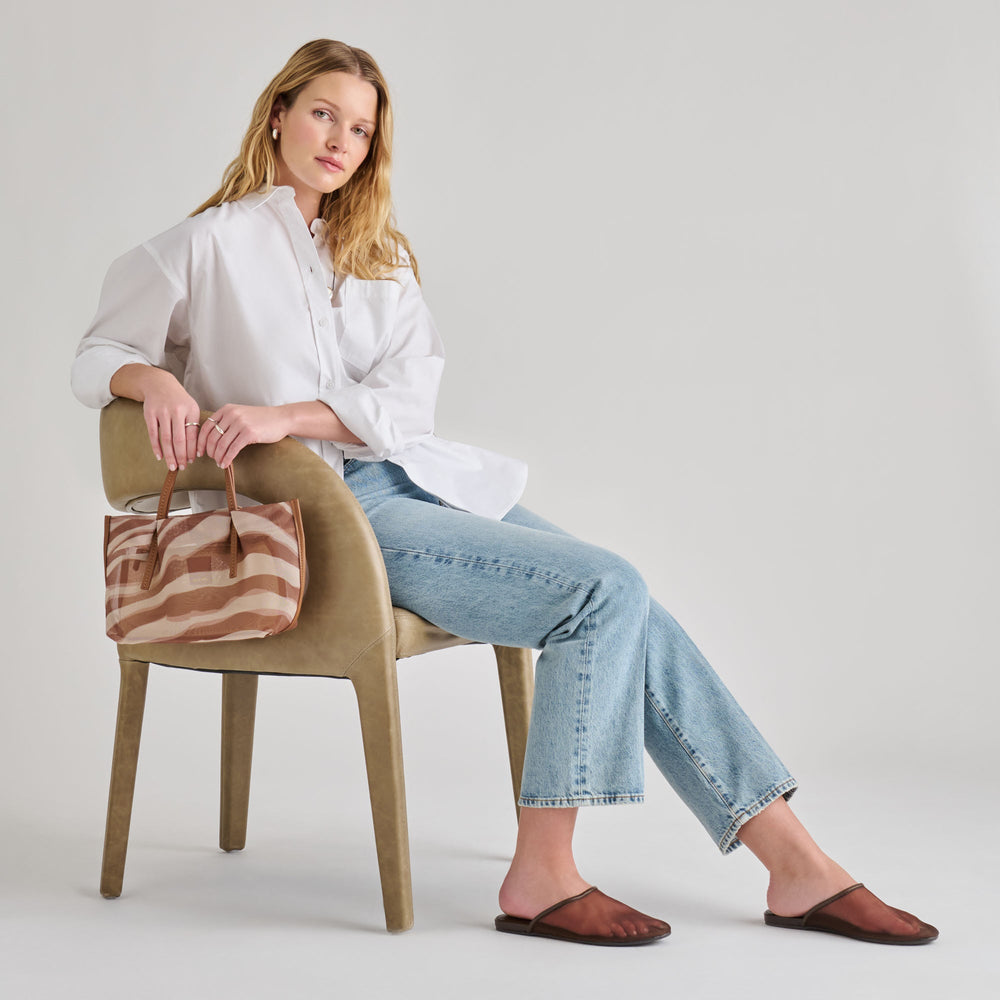 Dolce Vita ACCESSORIES | Selene Zebra Mesh Handbag