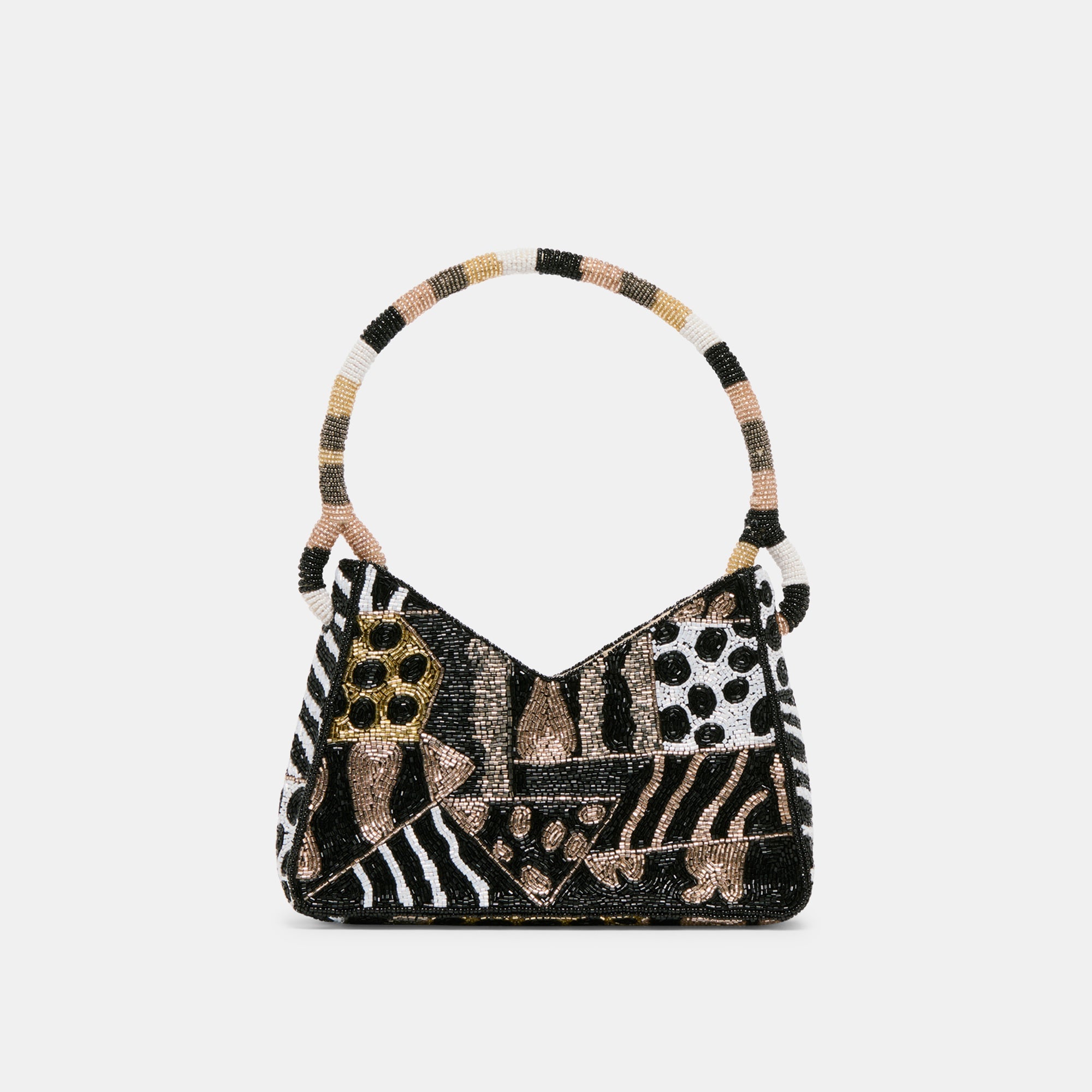 Dolce Vita ACCESSORIES | Amelia Dark Multi Beaded Shoulder Bag