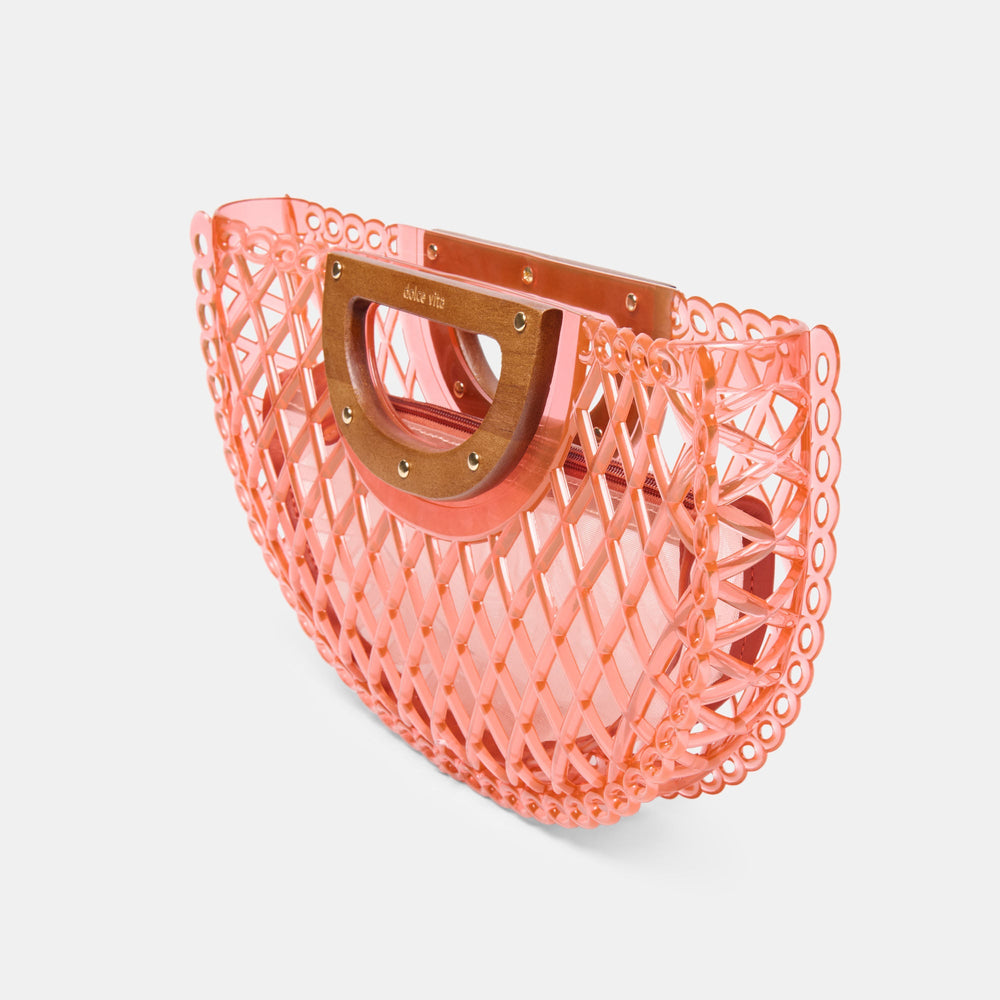 Dolce Vita ACCESSORIES | Solandra Coral Jelly Clutch