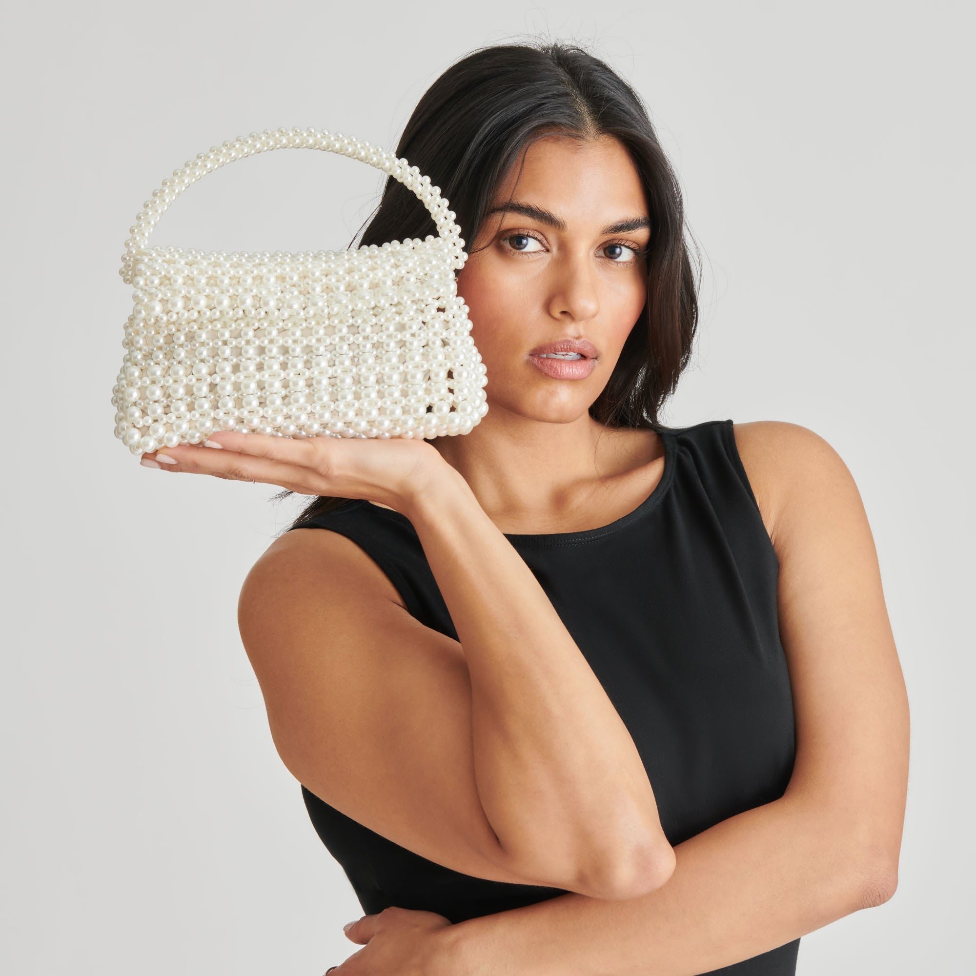 Dolce Vita ACCESSORIES | Elloise Handbag in Pearl - Dolce Vita Stylish Purse