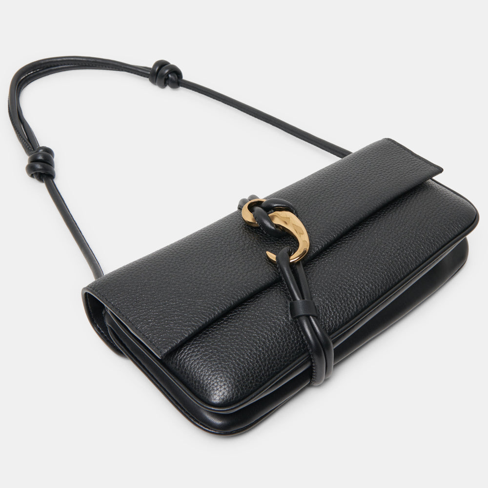 Dolce Vita ACCESSORIES | ALICE Black Leather Shoulder Bag