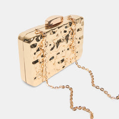 Dolce Vita ACCESSORIES | Delia Gold Metal Clutch