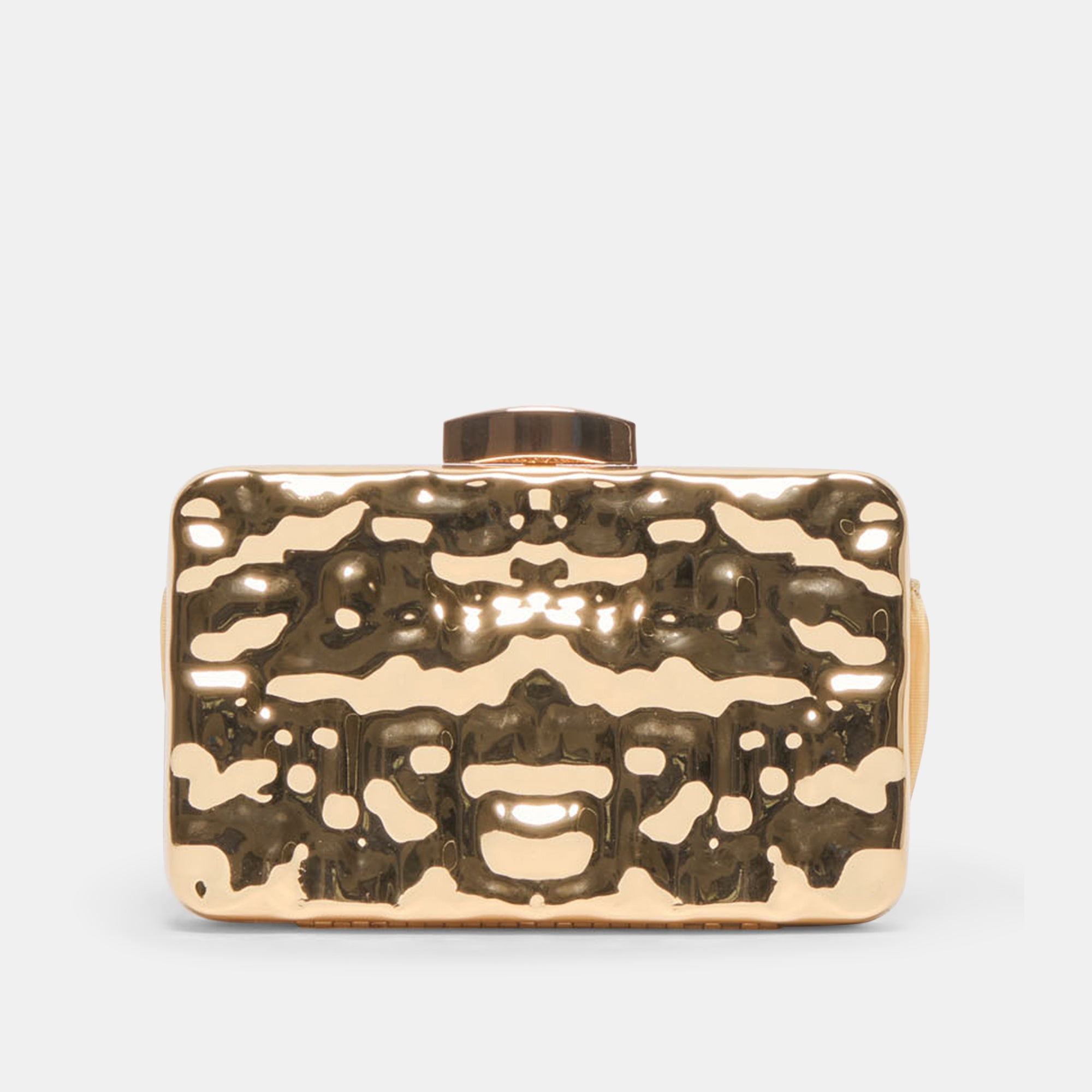 Dolce Vita ACCESSORIES | Delia Gold Metal Clutch