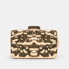 Dolce Vita ACCESSORIES | Delia Gold Metal Clutch