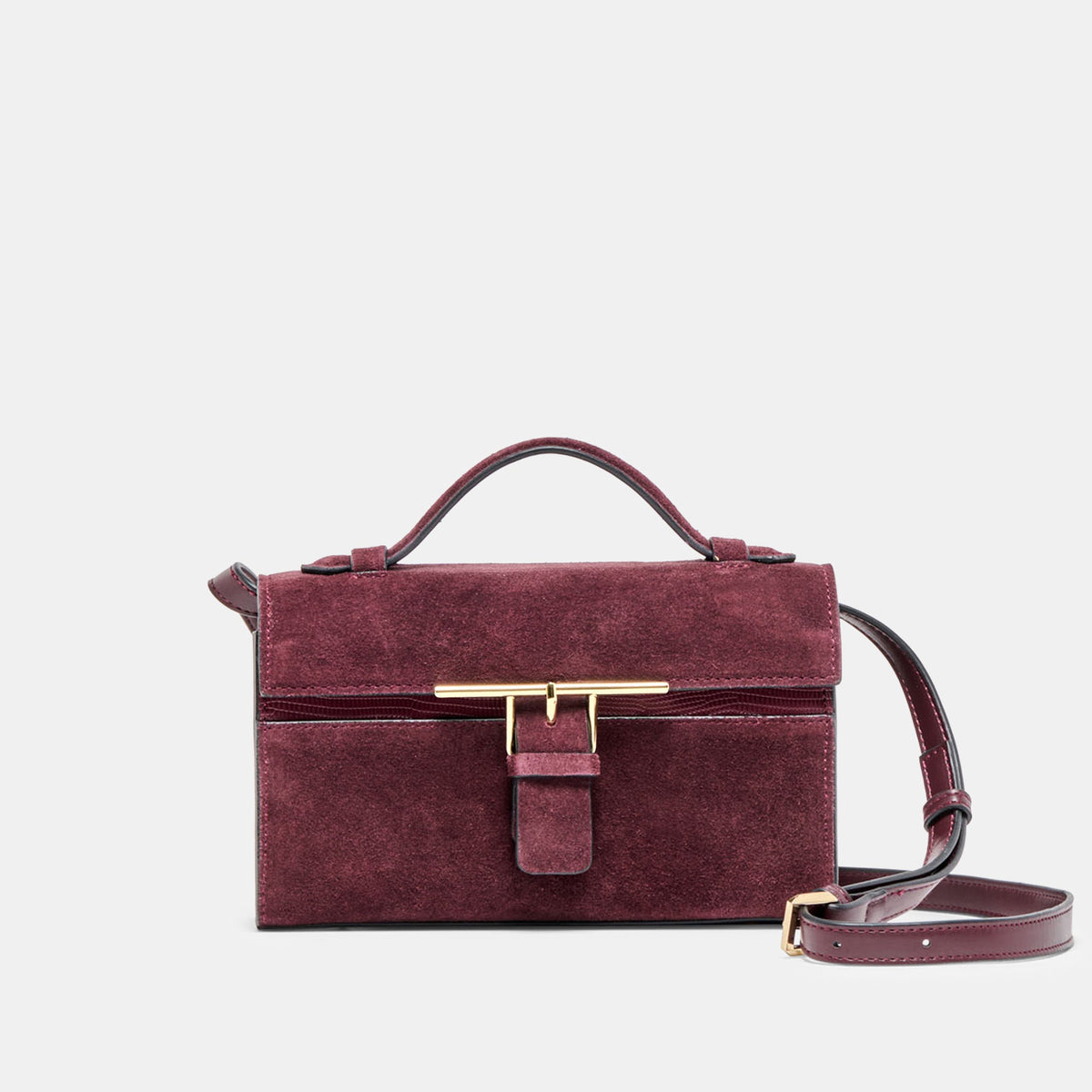 Dolce Vita ACCESSORIES | Zannone Burgundy Suede Crossbody