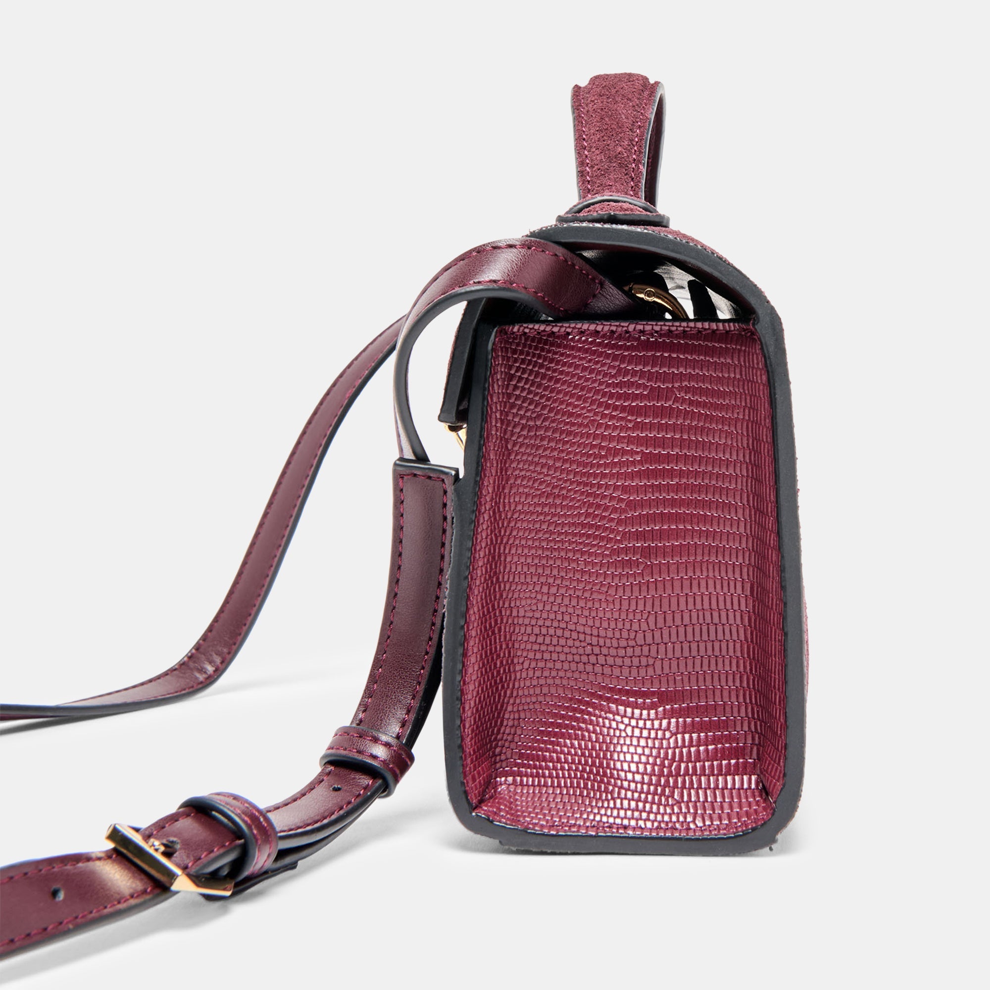 Dolce Vita ACCESSORIES | Zannone Burgundy Suede Crossbody