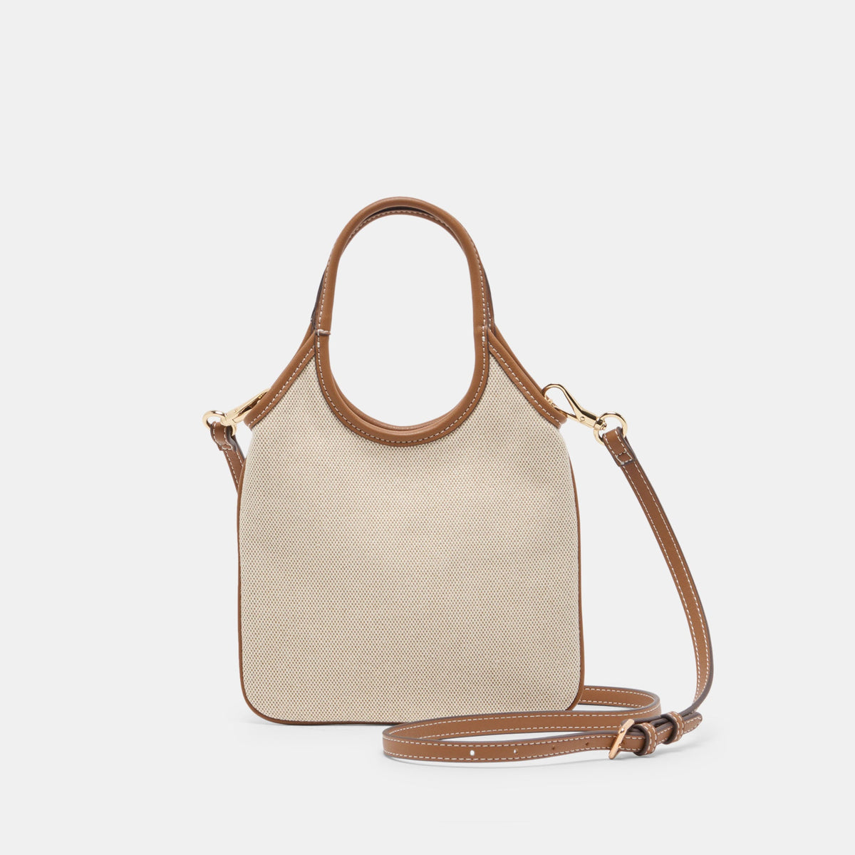 Dolce Vita ACCESSORIES | SYLVENE Natural Canvas Removable Crossbody Handbag