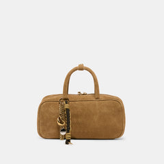 Dolce Vita ACCESSORIES | SANTINA HANDBAG TAUPE SUEDE
 – Dolce Vita