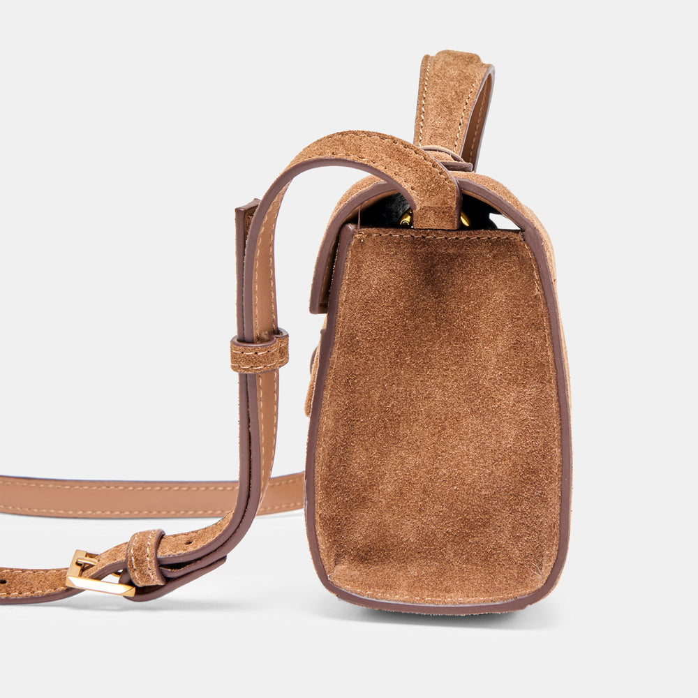 Dolce Vita ACCESSORIES | Chris Camel Suede Crossbody