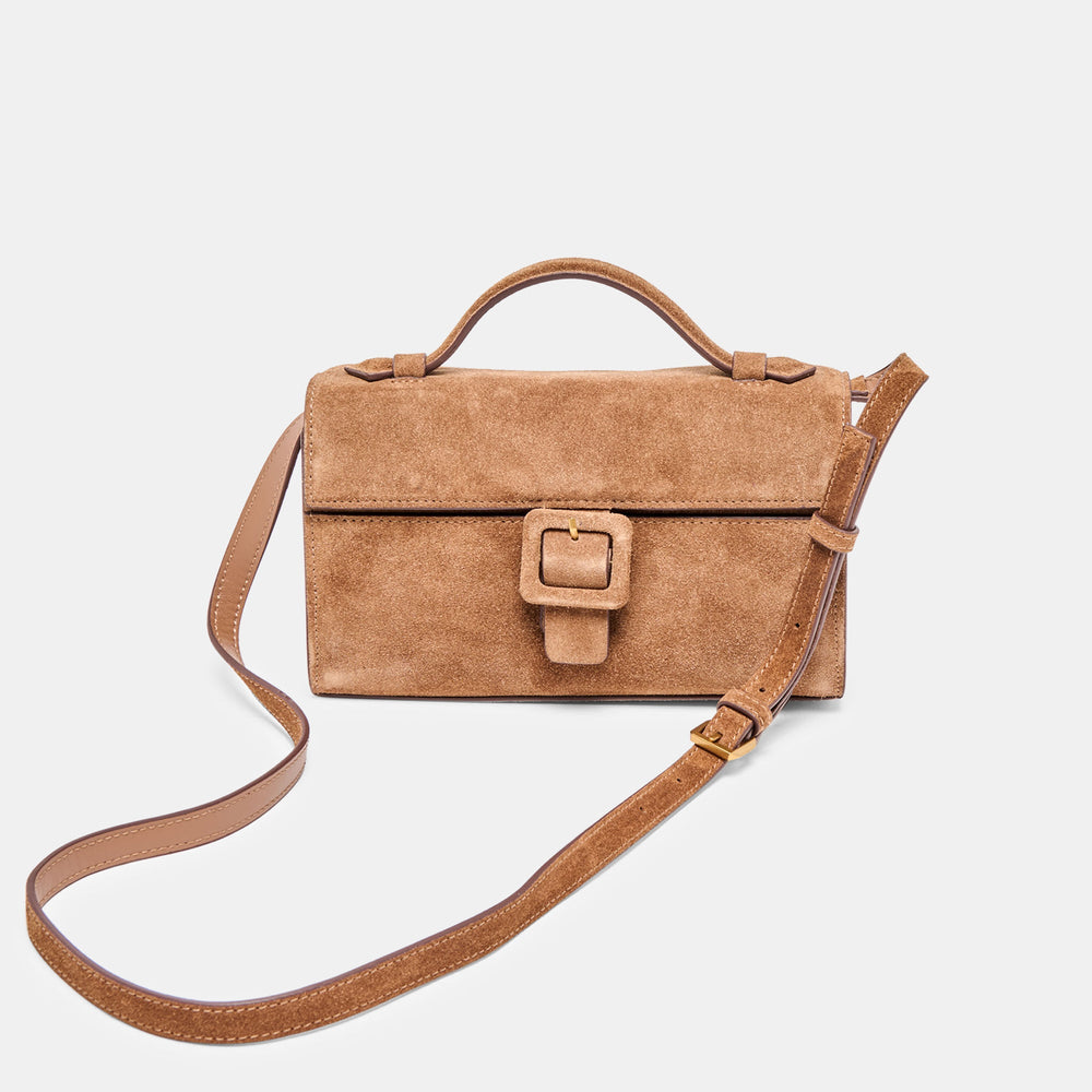 Dolce Vita ACCESSORIES | Chris Camel Suede Crossbody