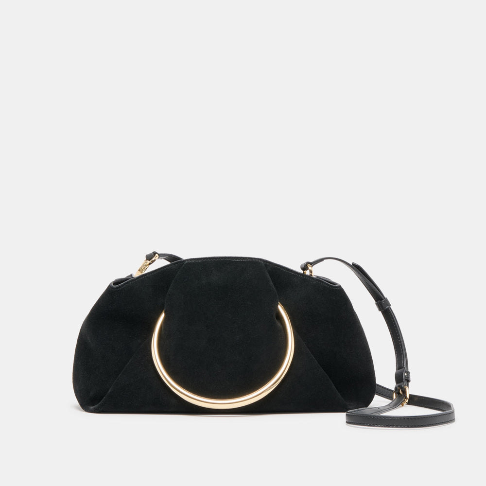 Dolce Vita ACCESSORIES | Channing Black Suede Handbag