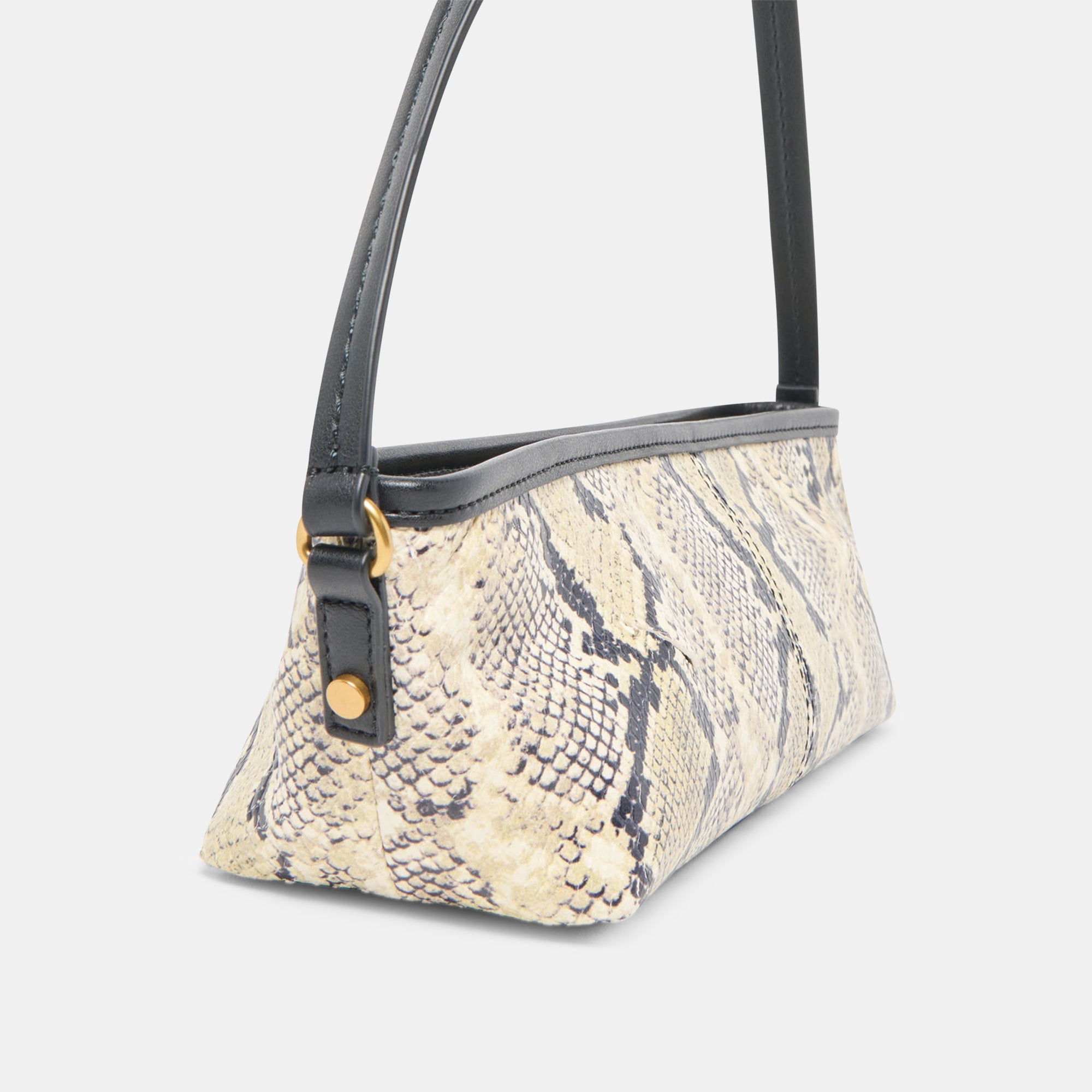 Dolce Vita ACCESSORIES | Savaii Black White Snake Stella Shoulder Bag