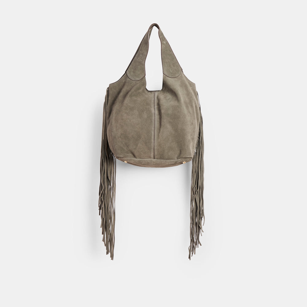 Dolce Vita ACCESSORIES | Nakoma Olive Suede Shoulder Bag