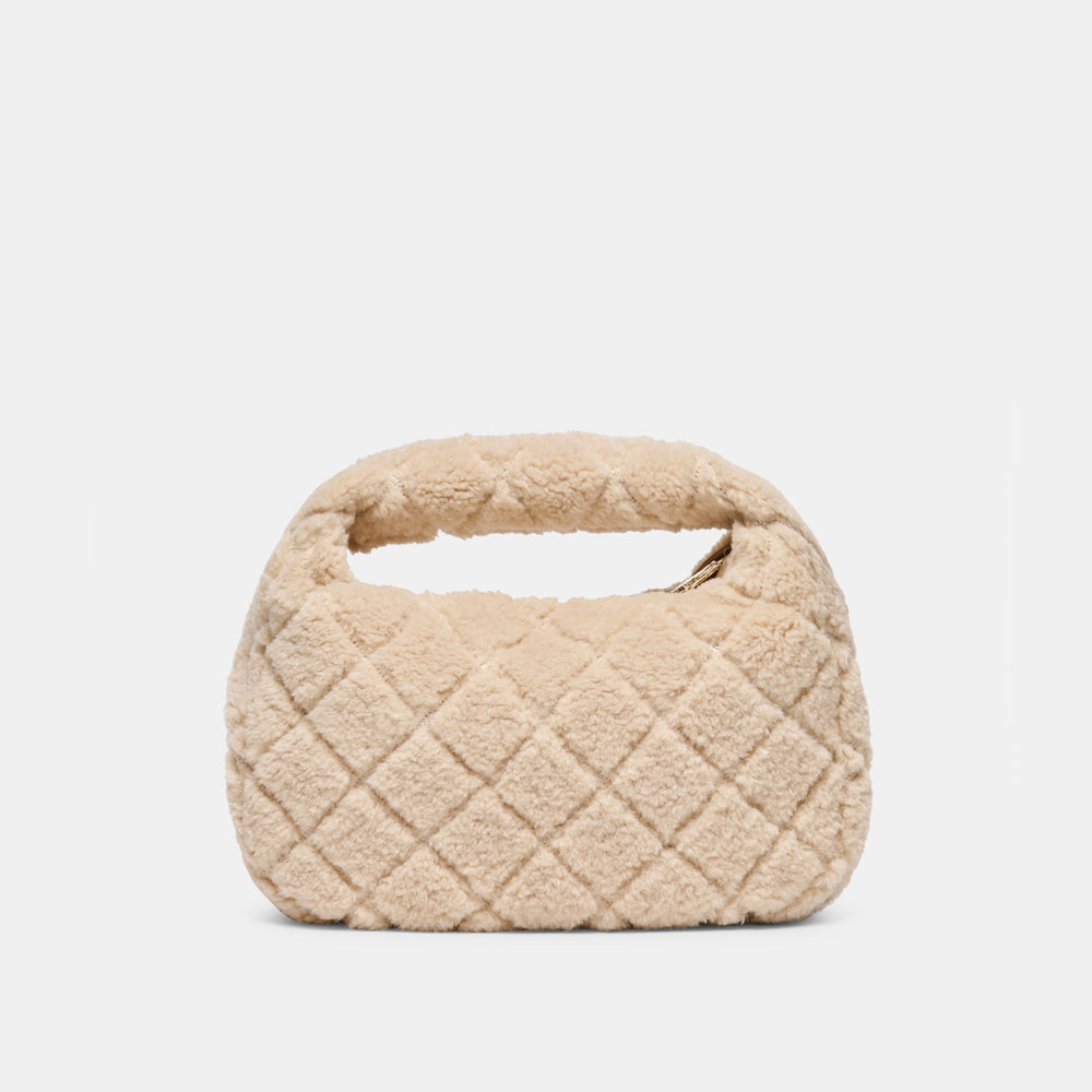 Dolce Vita ACCESSORIES | Frankie Natural Plush Handbag