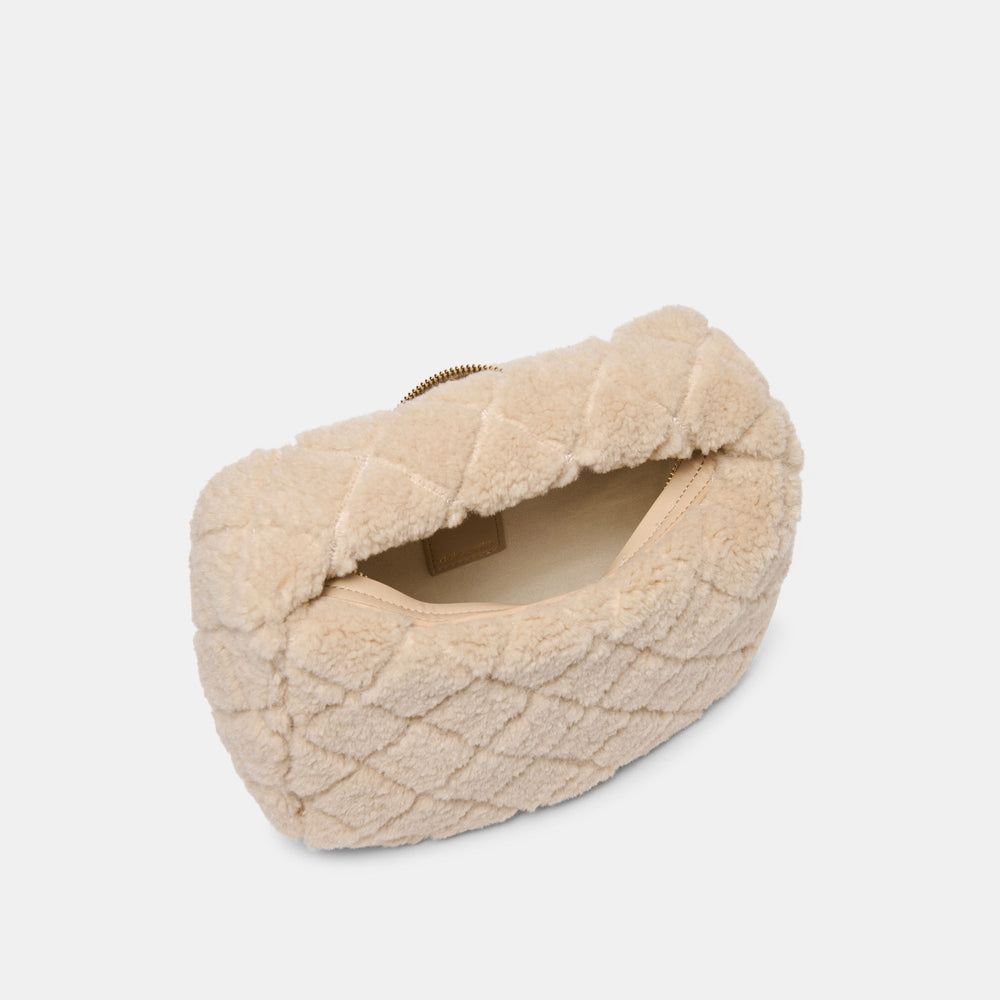 Dolce Vita ACCESSORIES | Frankie Natural Plush Handbag