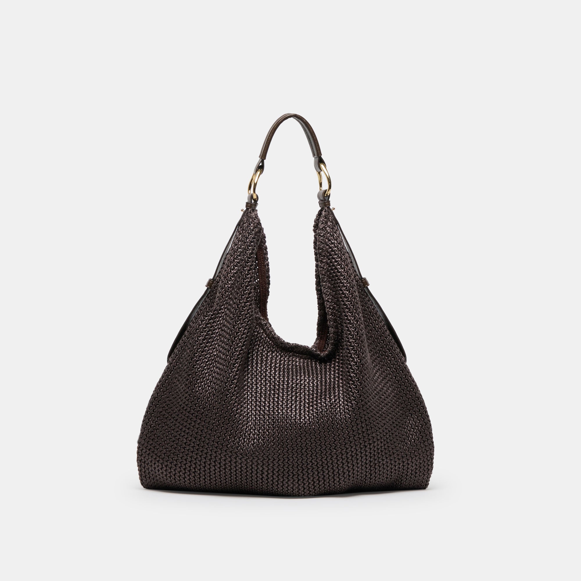 Dolce Vita ACCESSORIES | Miriel Chocolate Raffia Tote