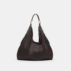 Dolce Vita ACCESSORIES | Miriel Chocolate Raffia Tote