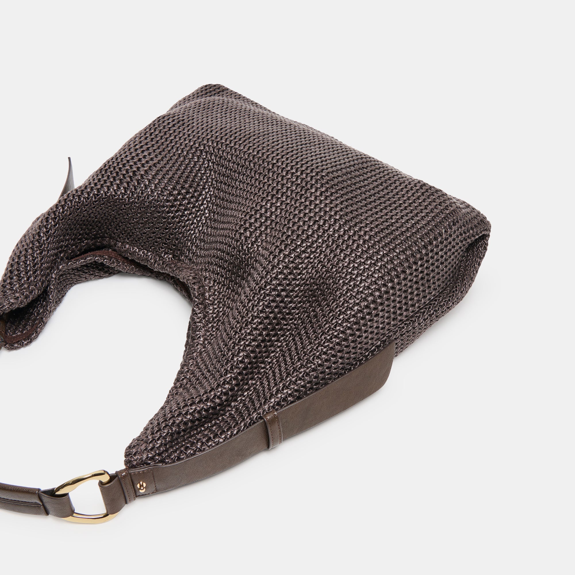 Dolce Vita ACCESSORIES | Miriel Chocolate Raffia Tote