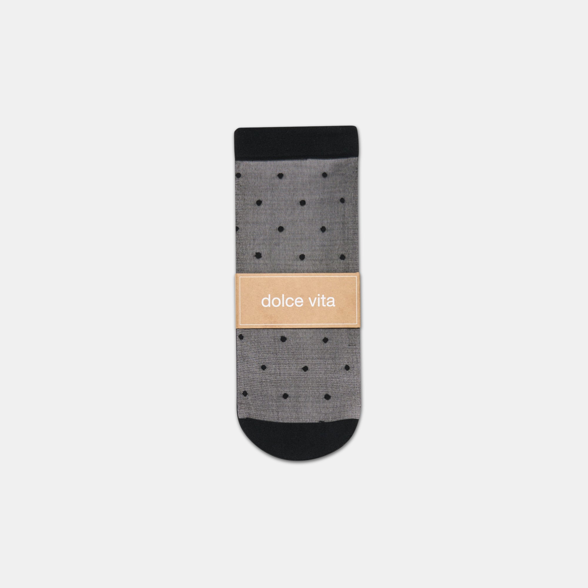Dolce Vita Sale | 3-Pack Ditsy Dot Black Sheer Anklet Socks