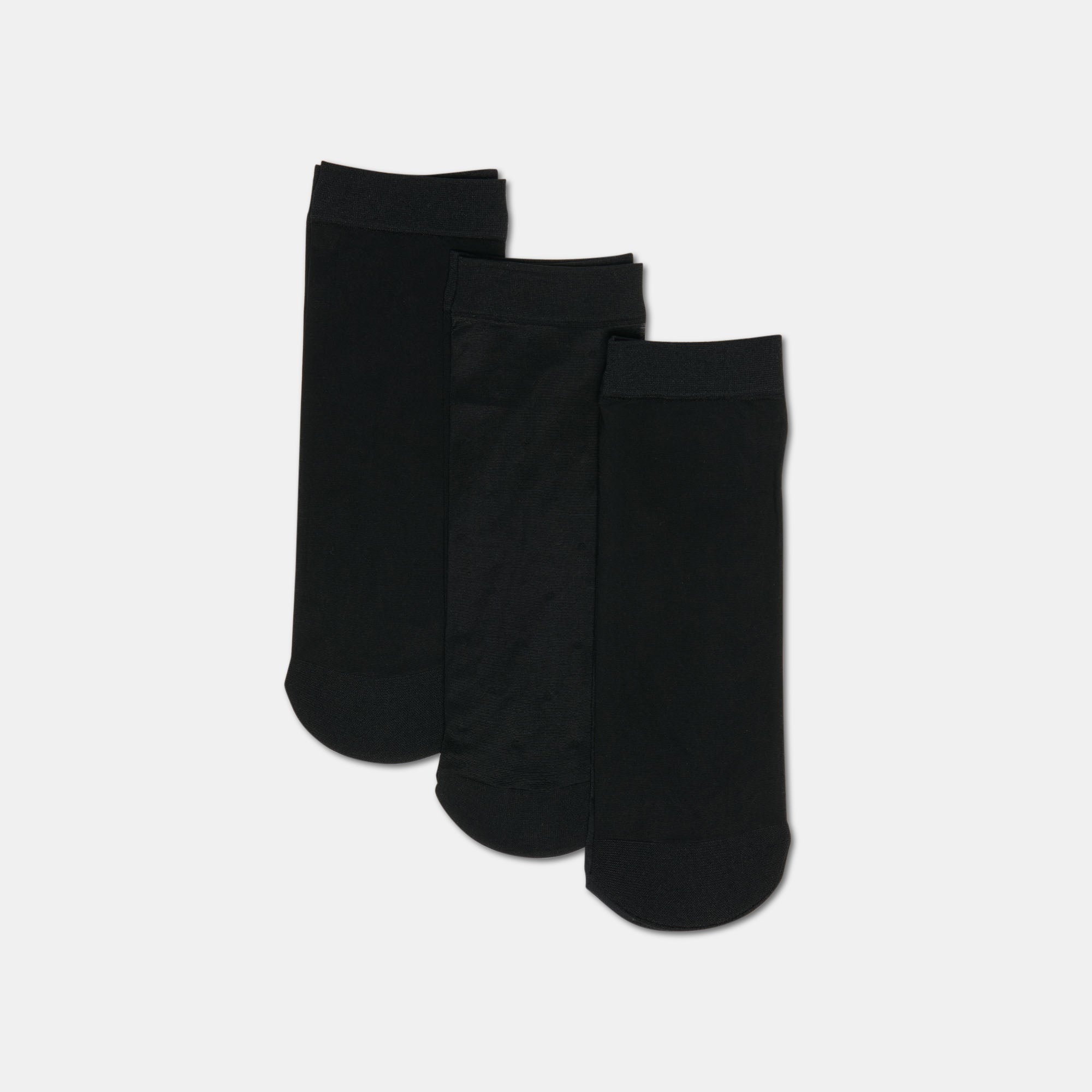 Dolce Vita Sale | 3-Pack Ditsy Dot Black Sheer Anklet Socks