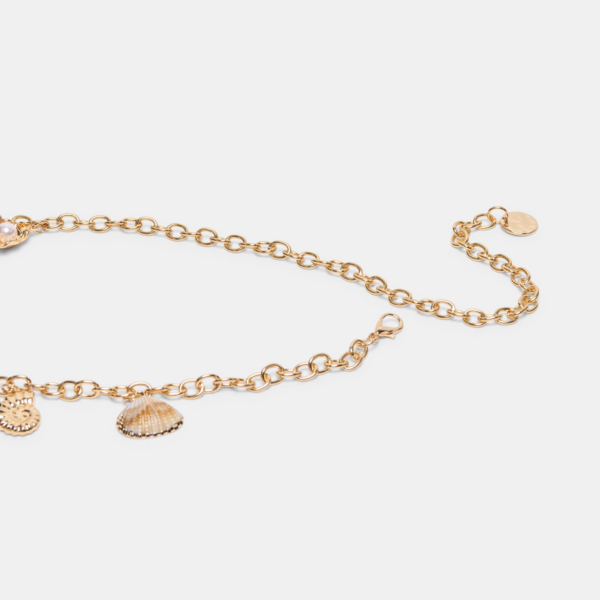 Dolce Vita ACCESSORIES | Shell Gold Chain Link Belt