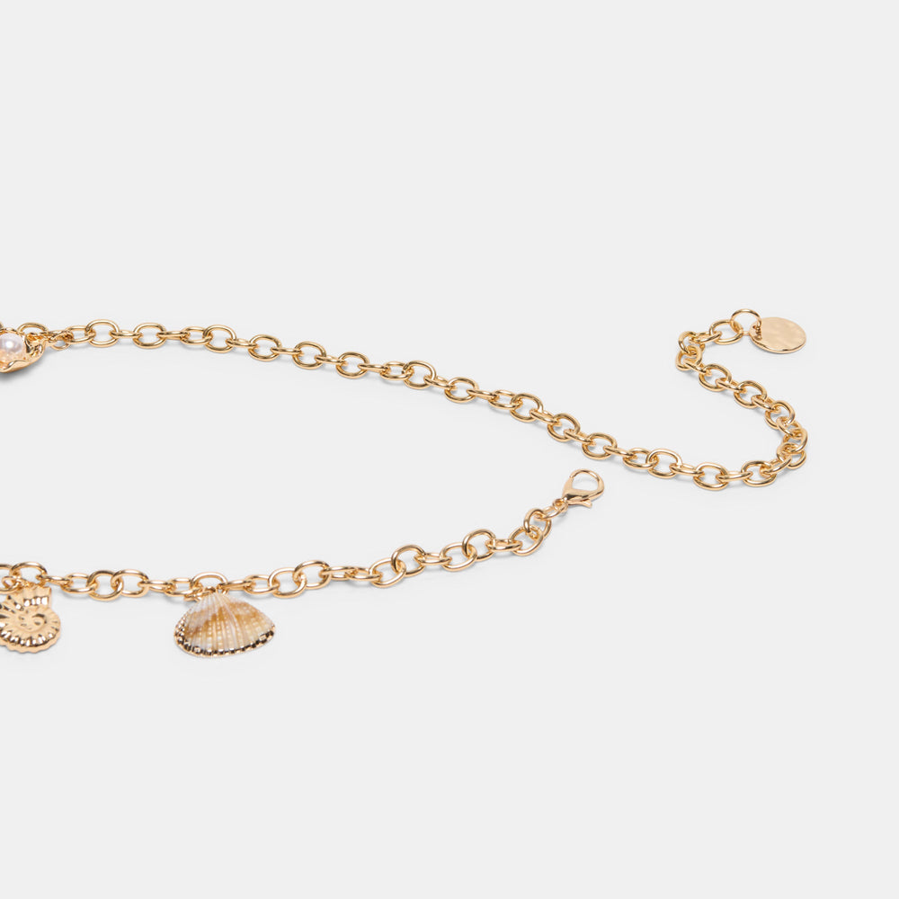 Dolce Vita ACCESSORIES | Shell Gold Chain Link Belt