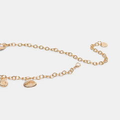 Dolce Vita ACCESSORIES | Shell Gold Chain Link Belt