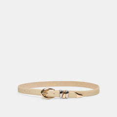 Dolce Vita ACCESSORIES | Mixed Metal Sand Suede Buckle Belt