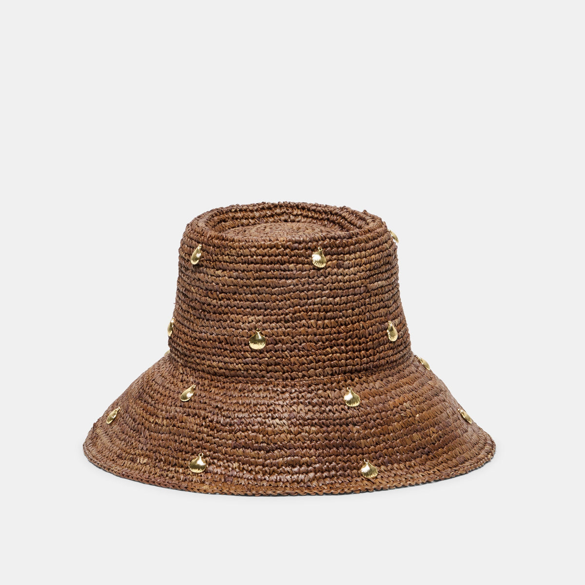 Dolce Vita ACCESSORIES | STRAW CLOCHE WITH CHARMS BROWN
 – Dolce Vita