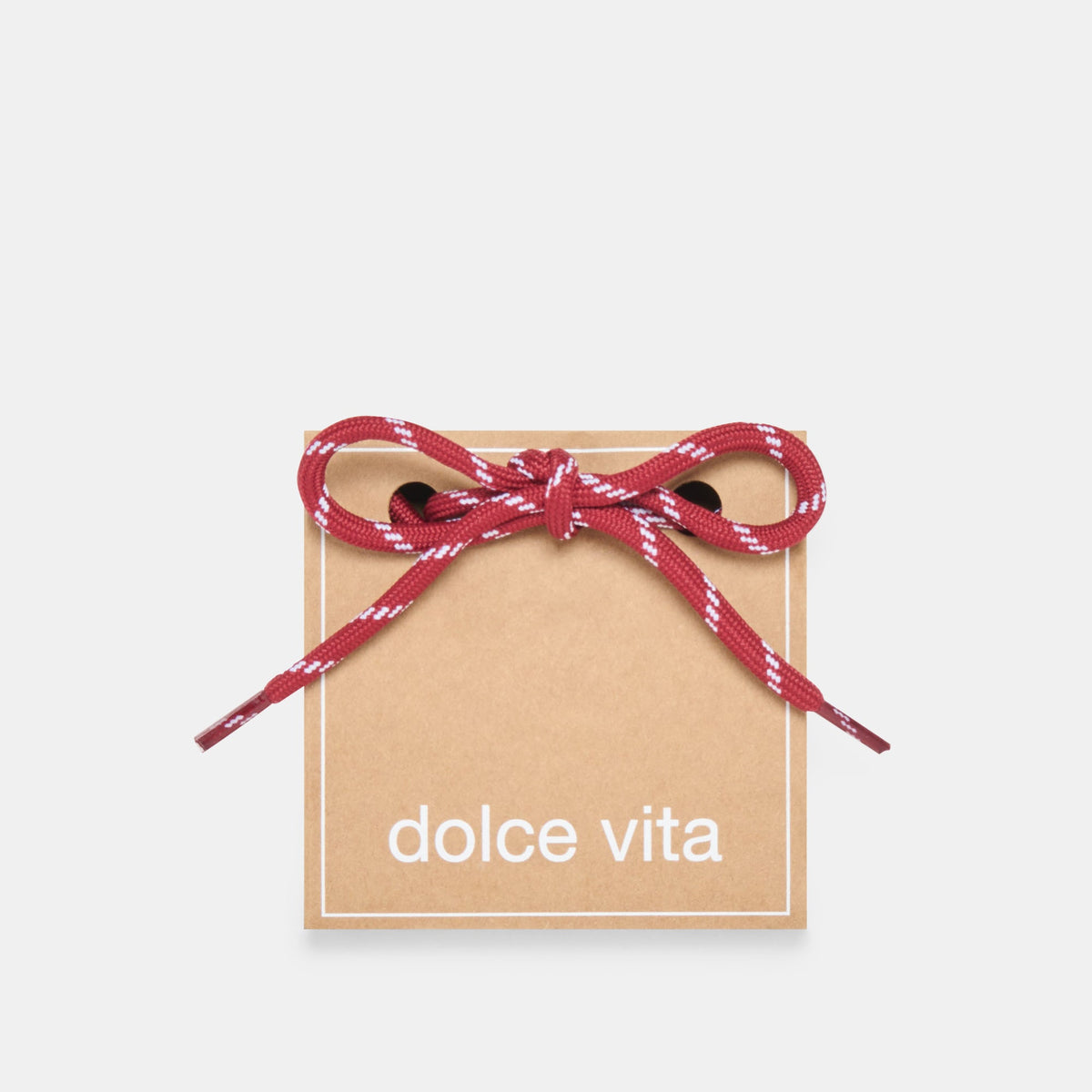 Dolce Vita ACCESSORIES | TICK MARK CORD LACE BURGUNDY MULTI
 – Dolce Vita