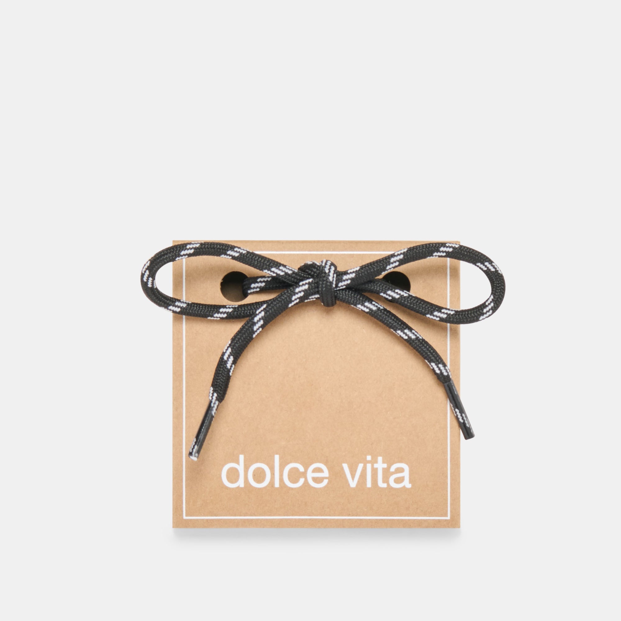 Dolce Vita ACCESSORIES | TICK MARK CORD LACE BLACK MULTI
 – Dolce Vita